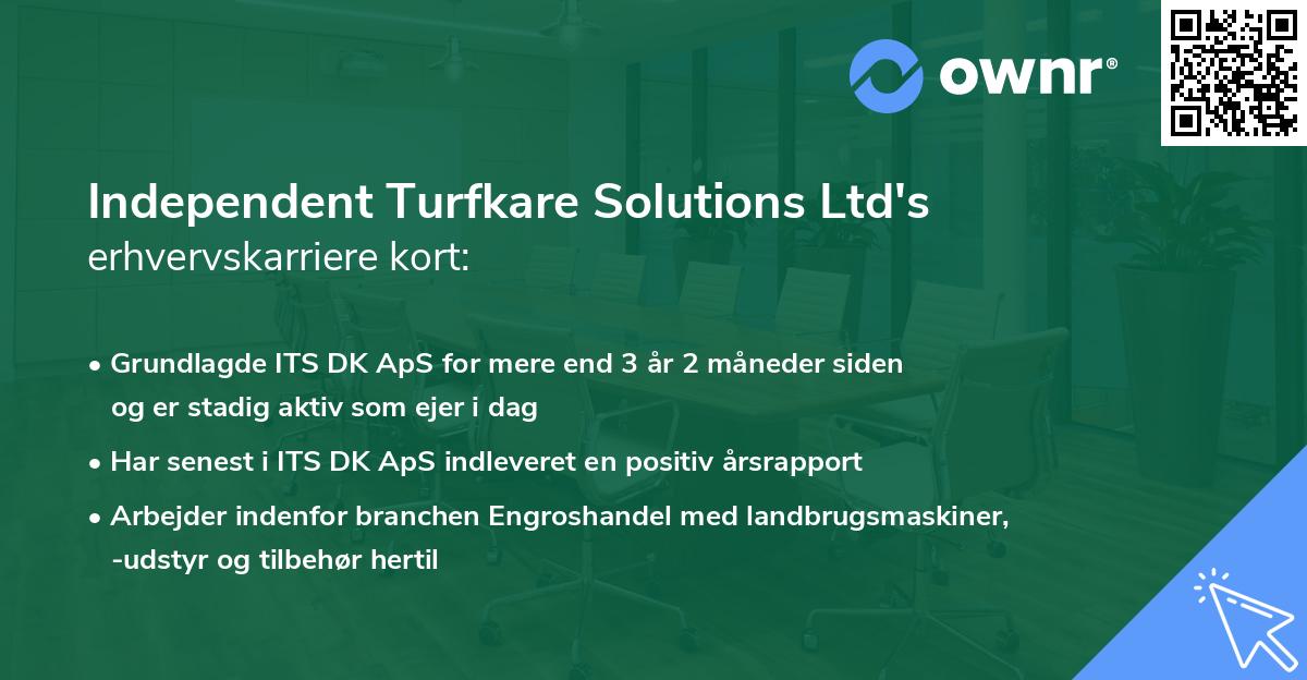 Independent Turfkare Solutions Ltd's erhvervskarriere kort