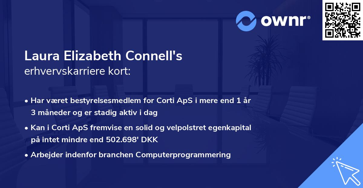 Laura Elizabeth Connell's erhvervskarriere kort