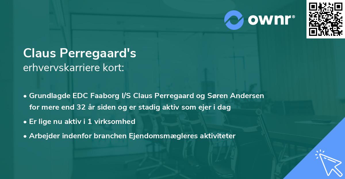 Claus Perregaard's erhvervskarriere kort