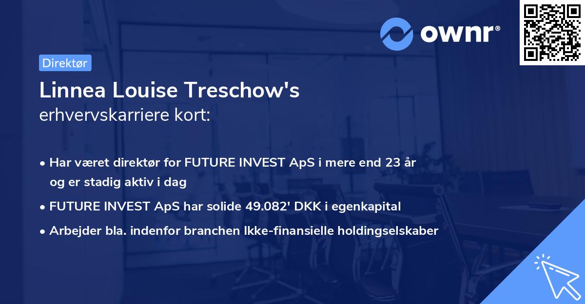 Linnea Louise Treschow's erhvervskarriere kort