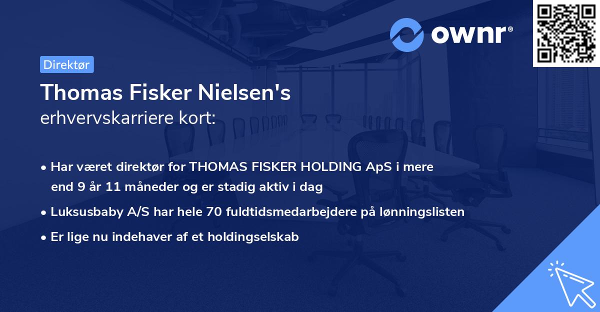 Thomas Fisker Nielsen's erhvervskarriere kort