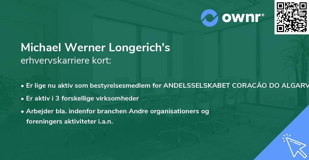 Michael Werner Longerich's erhvervskarriere kort