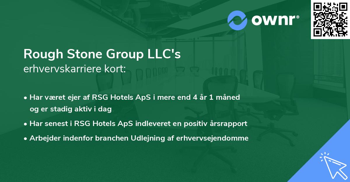 Rough Stone Group LLC's erhvervskarriere kort