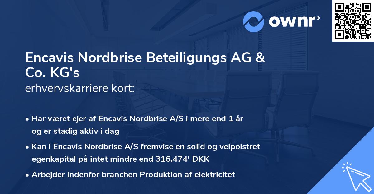 Encavis Nordbrise Beteiligungs AG & Co. KG's erhvervskarriere kort