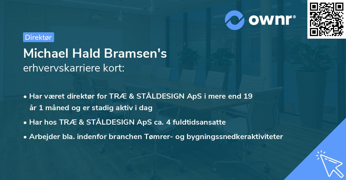 Michael Hald Bramsen's erhvervskarriere kort