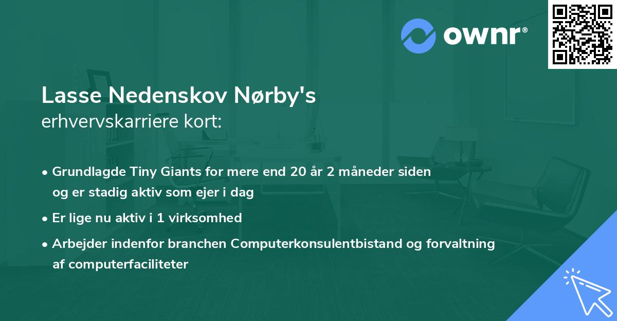 Lasse Nedenskov Nørby's erhvervskarriere kort
