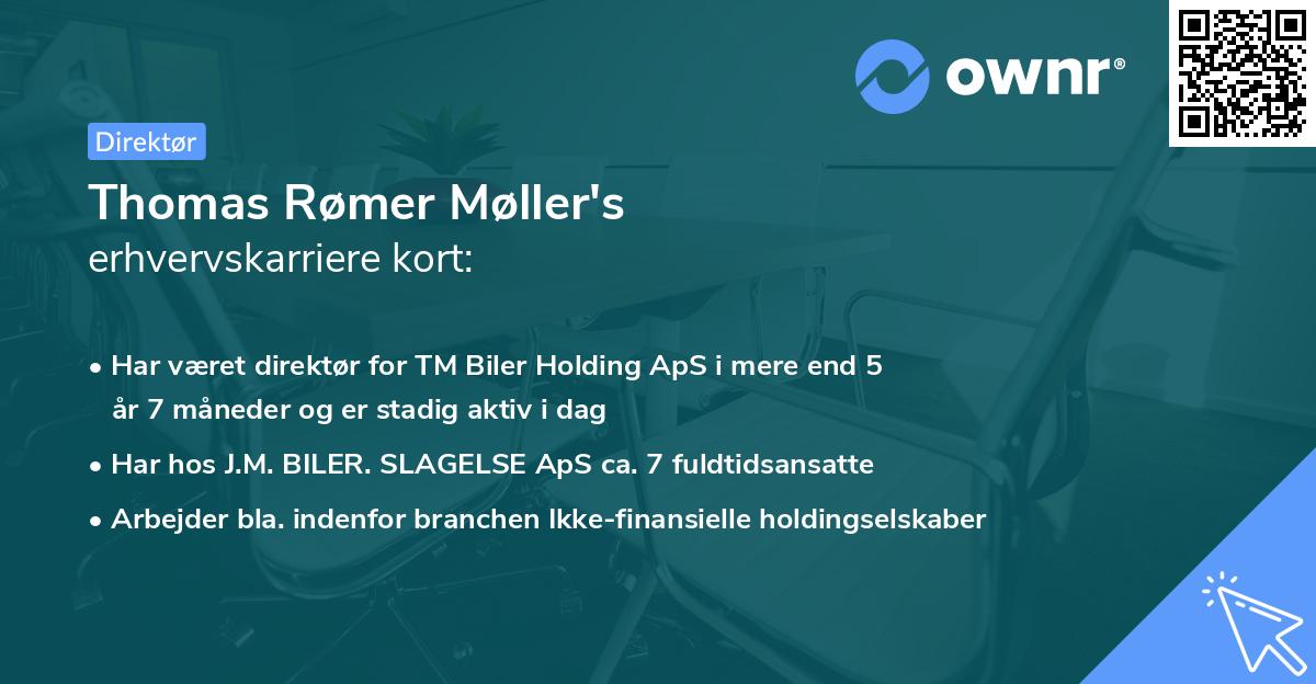 Thomas Rømer Møller's erhvervskarriere kort