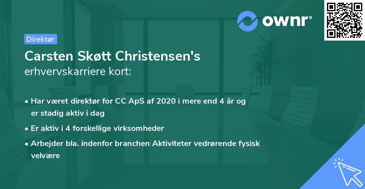 Carsten Skøtt Christensen's erhvervskarriere kort