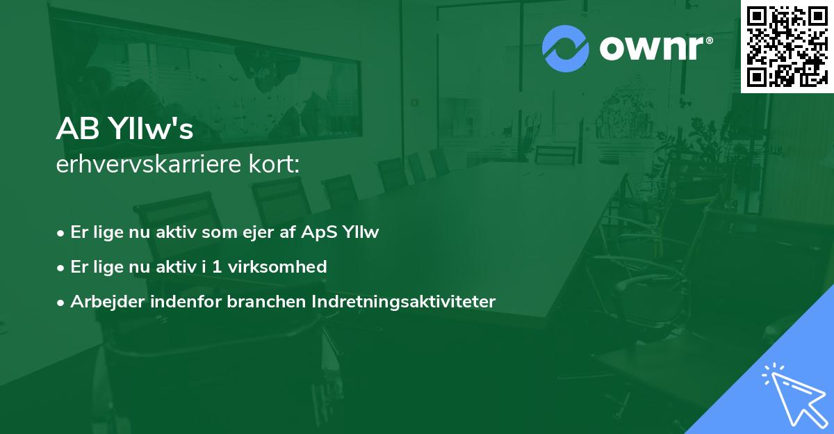 AB Yllw's erhvervskarriere kort