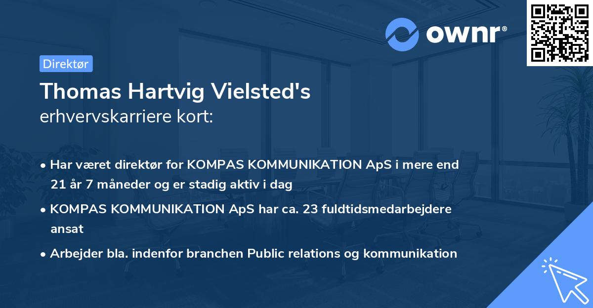 Thomas Hartvig Vielsted's erhvervskarriere kort