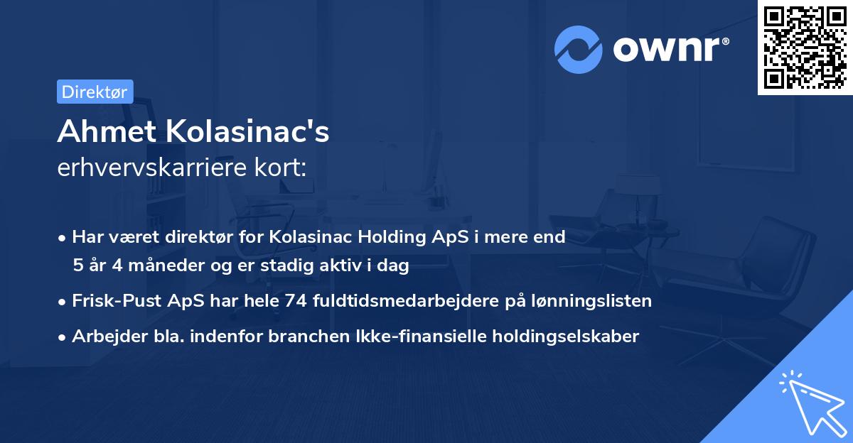 Ahmet Kolasinac's erhvervskarriere kort