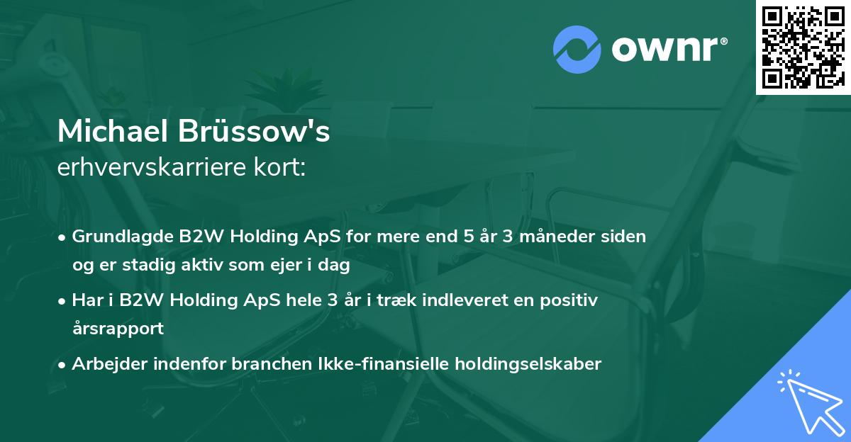 Michael Brüssow's erhvervskarriere kort