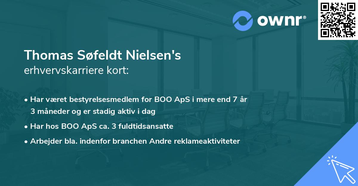 Thomas Søfeldt Nielsen's erhvervskarriere kort