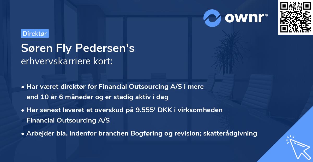 Søren Fly Pedersen's erhvervskarriere kort