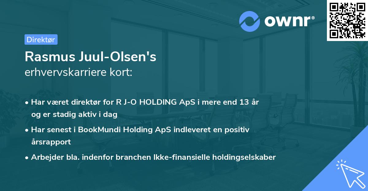 Rasmus Juul-Olsen's erhvervskarriere kort