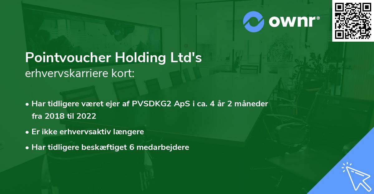 Pointvoucher Holding Ltd's erhvervskarriere kort