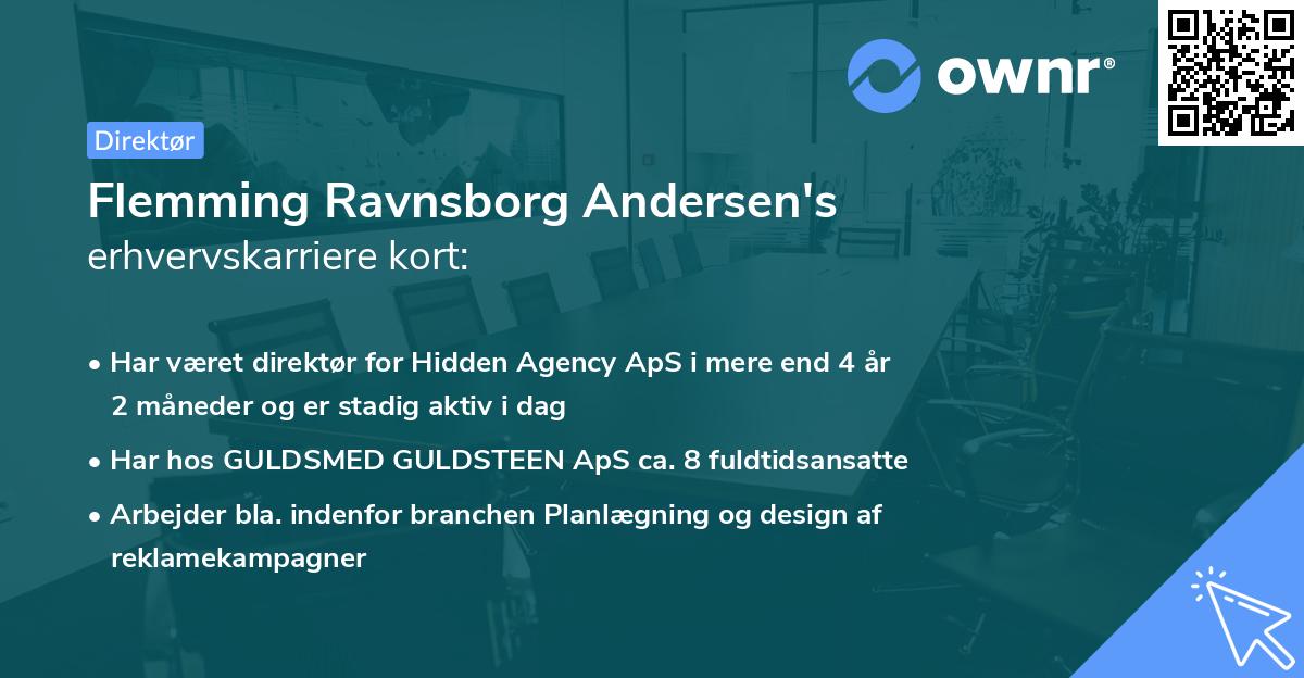 Flemming Ravnsborg Andersen's erhvervskarriere kort