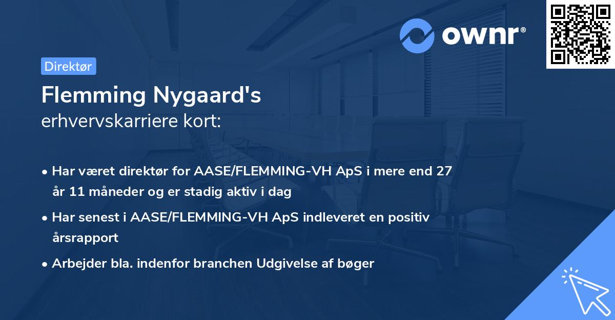 Flemming Nygaard's erhvervskarriere kort