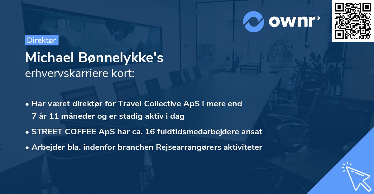Michael Bønnelykke's erhvervskarriere kort