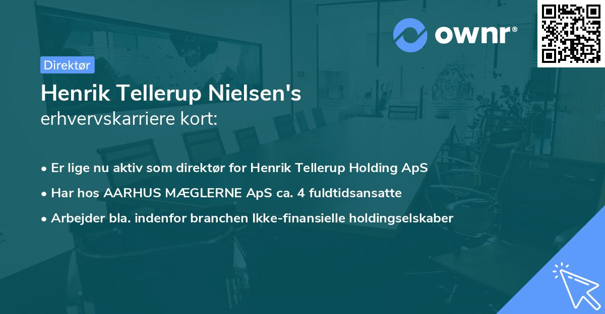 Henrik Tellerup Nielsen's erhvervskarriere kort