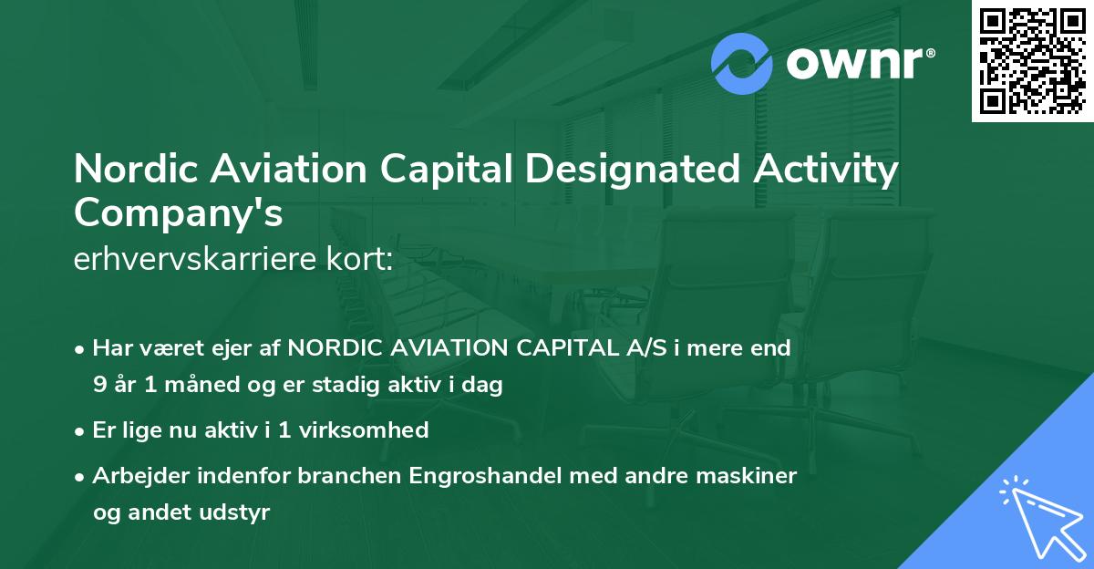 Nordic Aviation Capital Designated Activity Company's erhvervskarriere kort