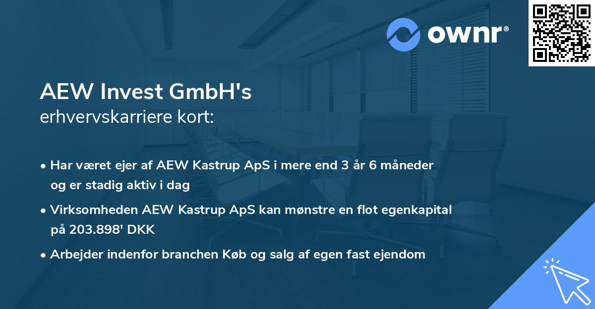 AEW Invest GmbH's erhvervskarriere kort