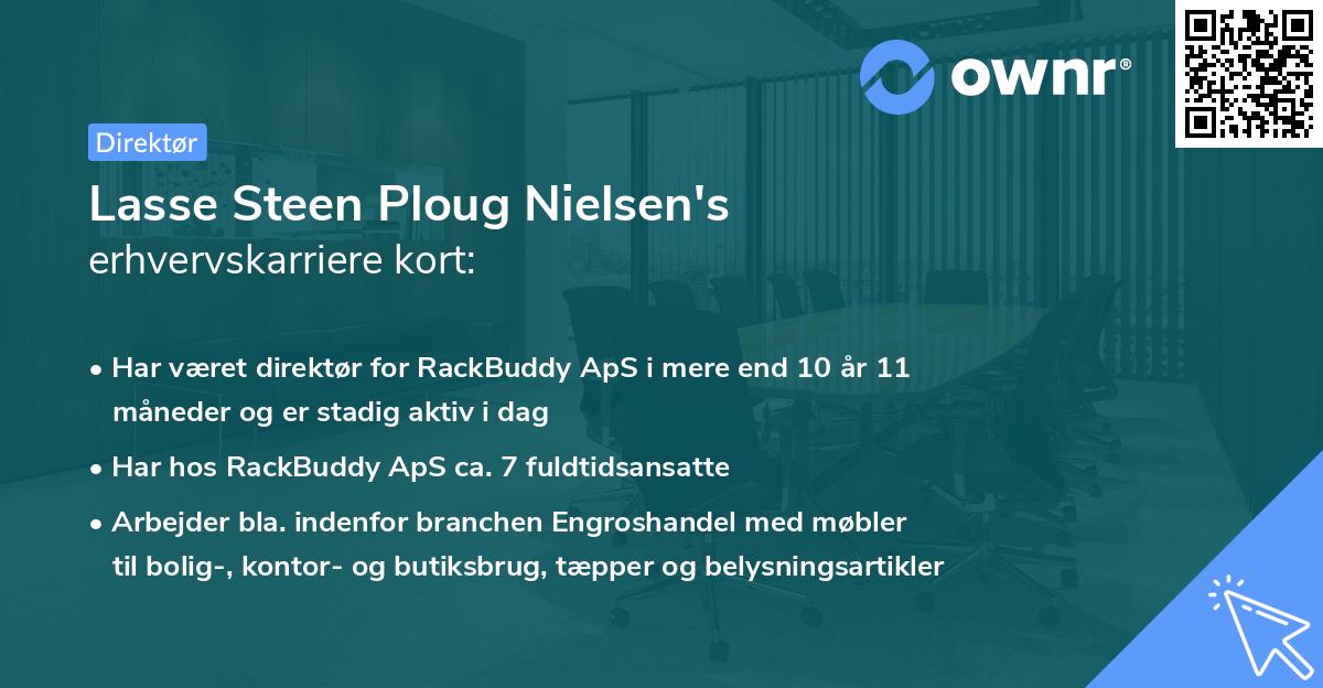 Lasse Steen Ploug Nielsen's erhvervskarriere kort