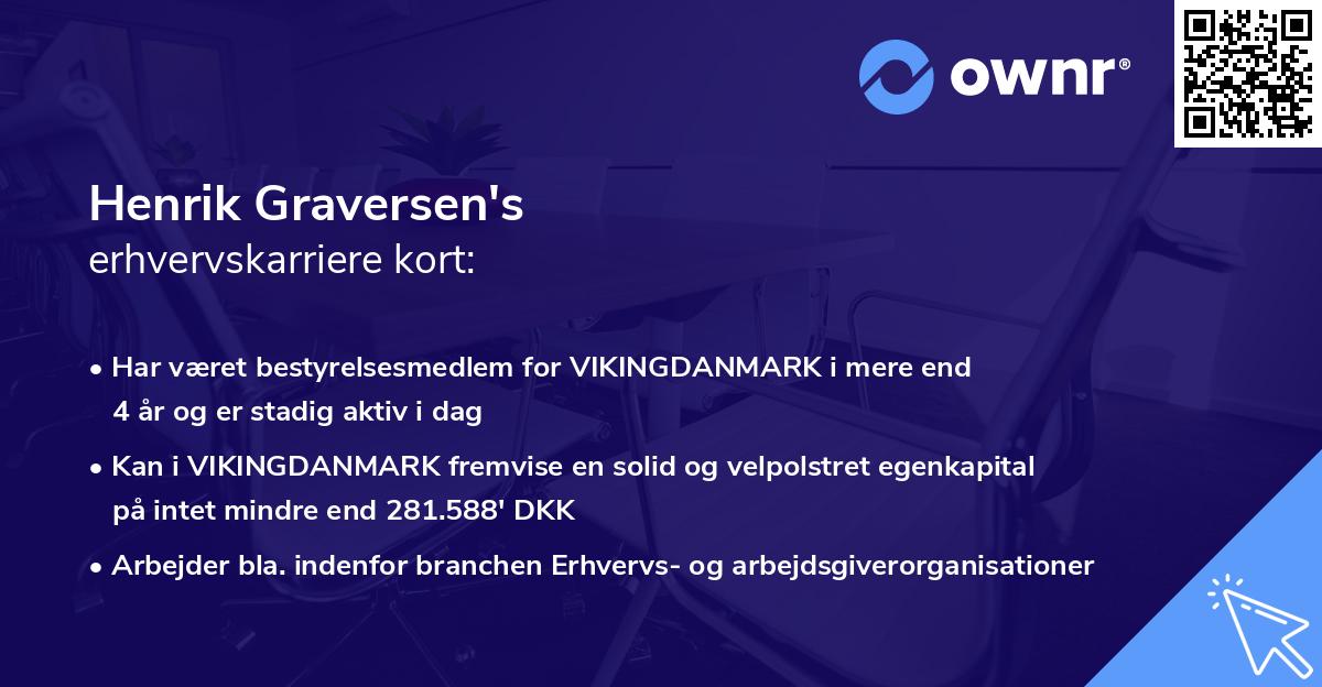 Henrik Graversen's erhvervskarriere kort