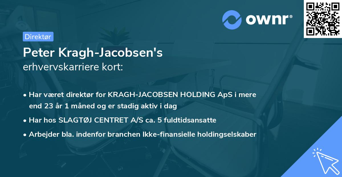 Peter Kragh-Jacobsen's erhvervskarriere kort