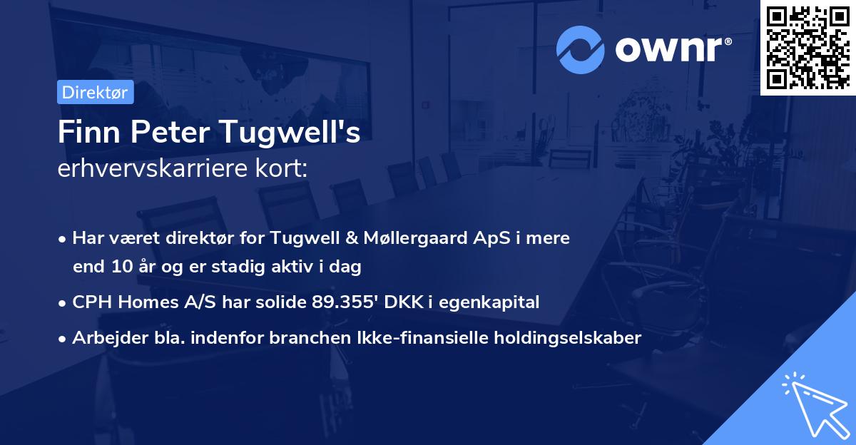 Finn Peter Tugwell's erhvervskarriere kort