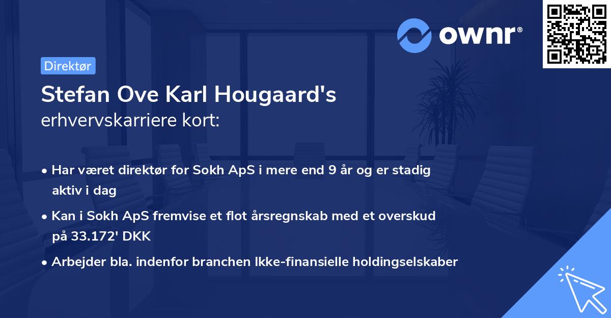 Stefan Ove Karl Hougaard's erhvervskarriere kort