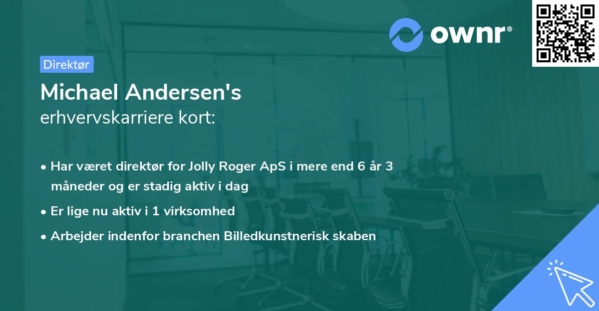 Michael Andersen's erhvervskarriere kort