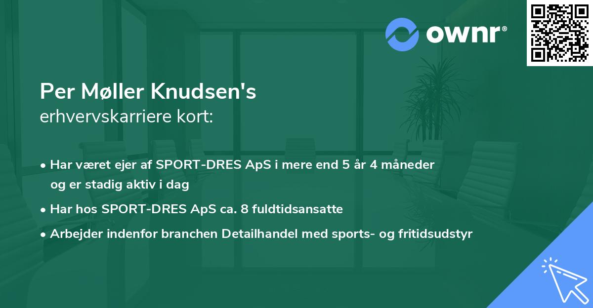 Per Møller Knudsen's erhvervskarriere kort