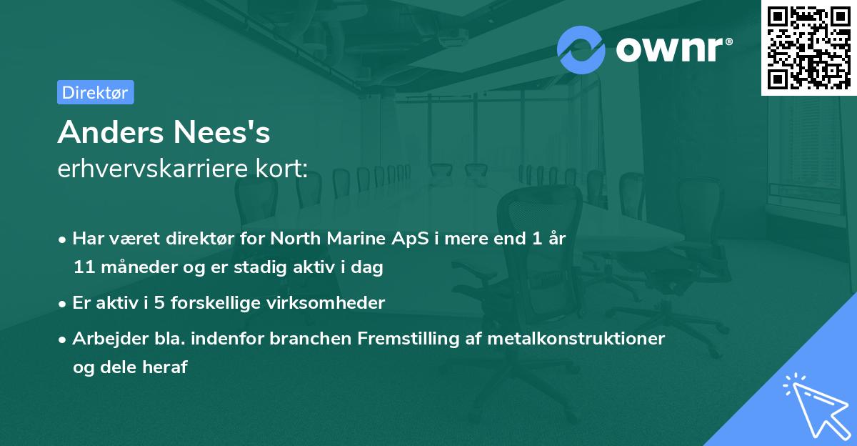 Anders Nees's erhvervskarriere kort