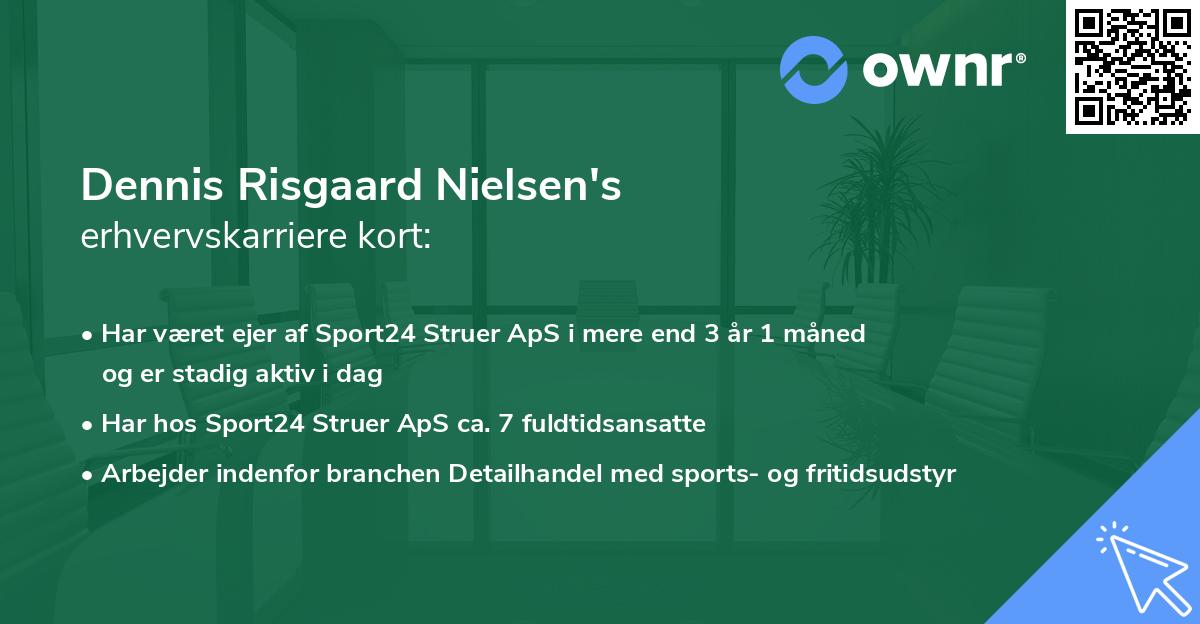 Dennis Risgaard Nielsen's erhvervskarriere kort