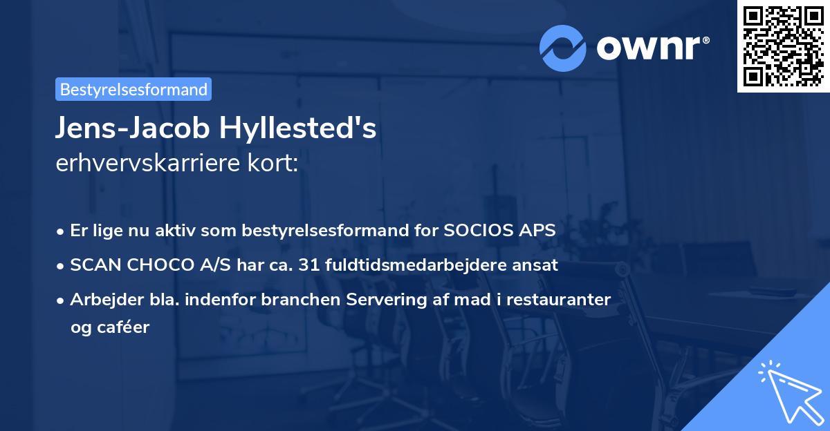 Jens-Jacob Hyllested's erhvervskarriere kort