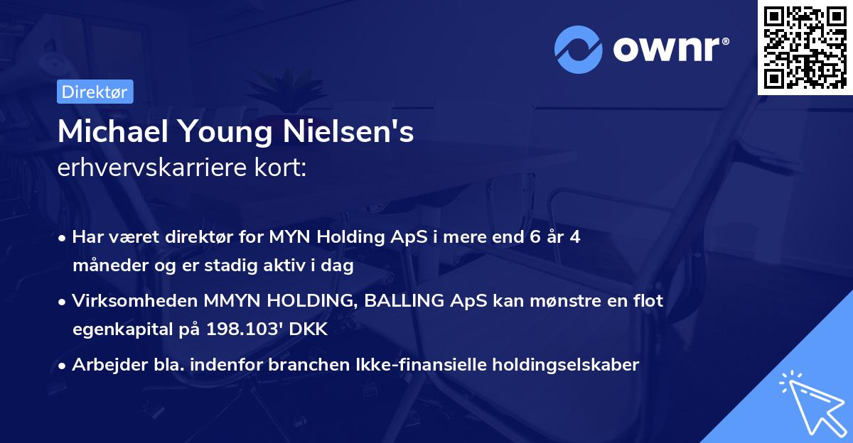 Michael Young Nielsen's erhvervskarriere kort