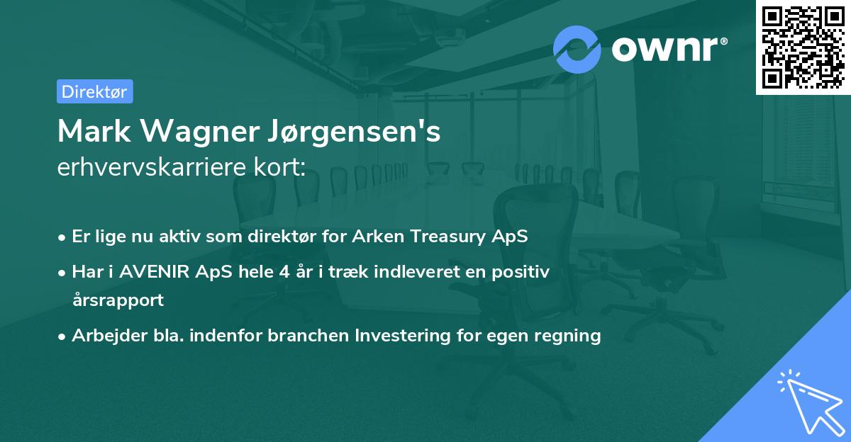 Mark Wagner Jørgensen's erhvervskarriere kort