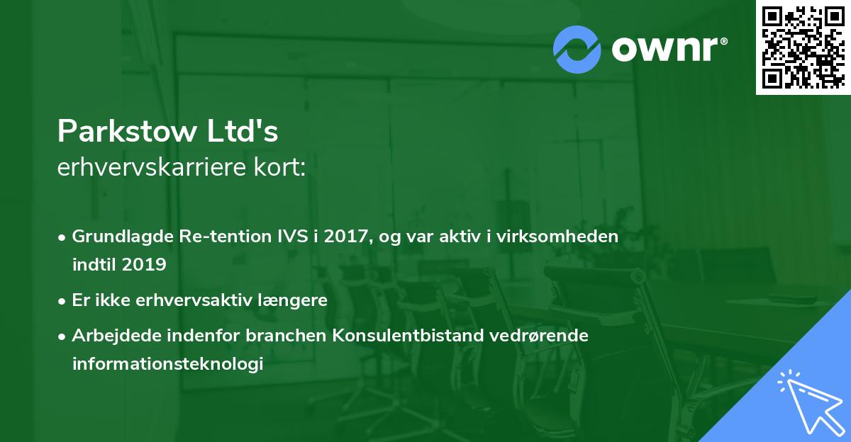 Parkstow Ltd's erhvervskarriere kort