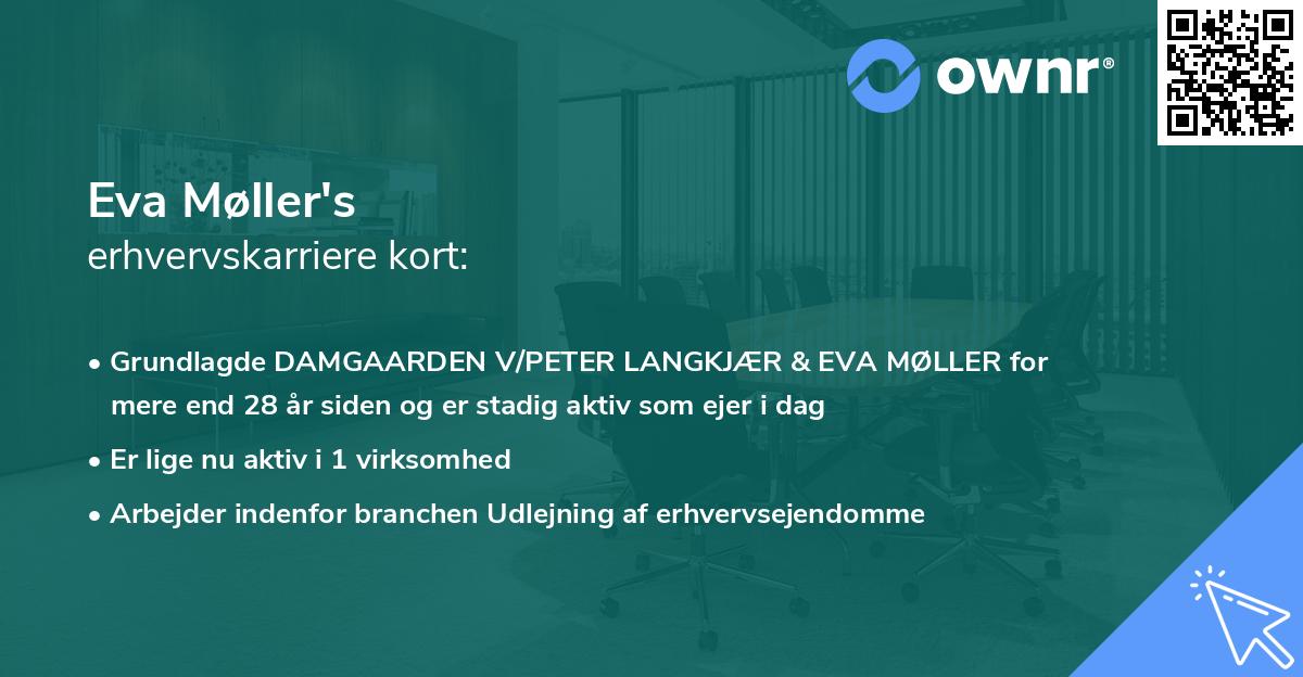 Eva Møller's erhvervskarriere kort