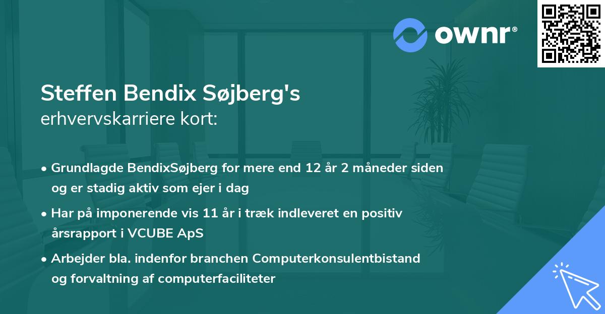 Steffen Bendix Søjberg's erhvervskarriere kort