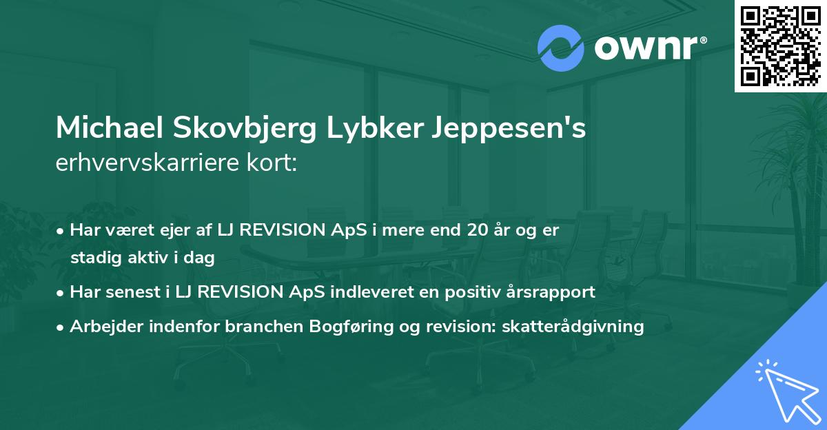 Michael Skovbjerg Lybker Jeppesen's erhvervskarriere kort