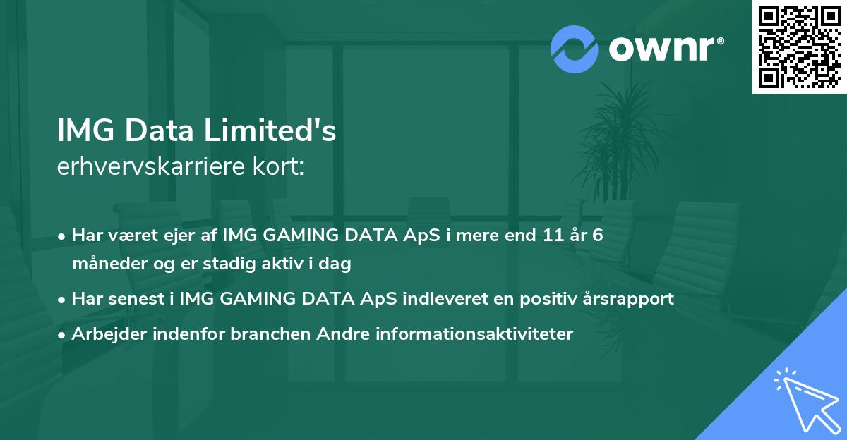 IMG Data Limited's erhvervskarriere kort
