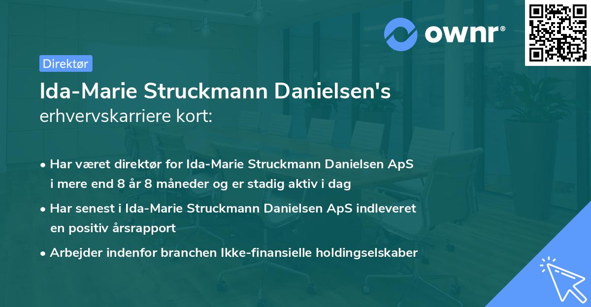 Ida-Marie Struckmann Danielsen's erhvervskarriere kort