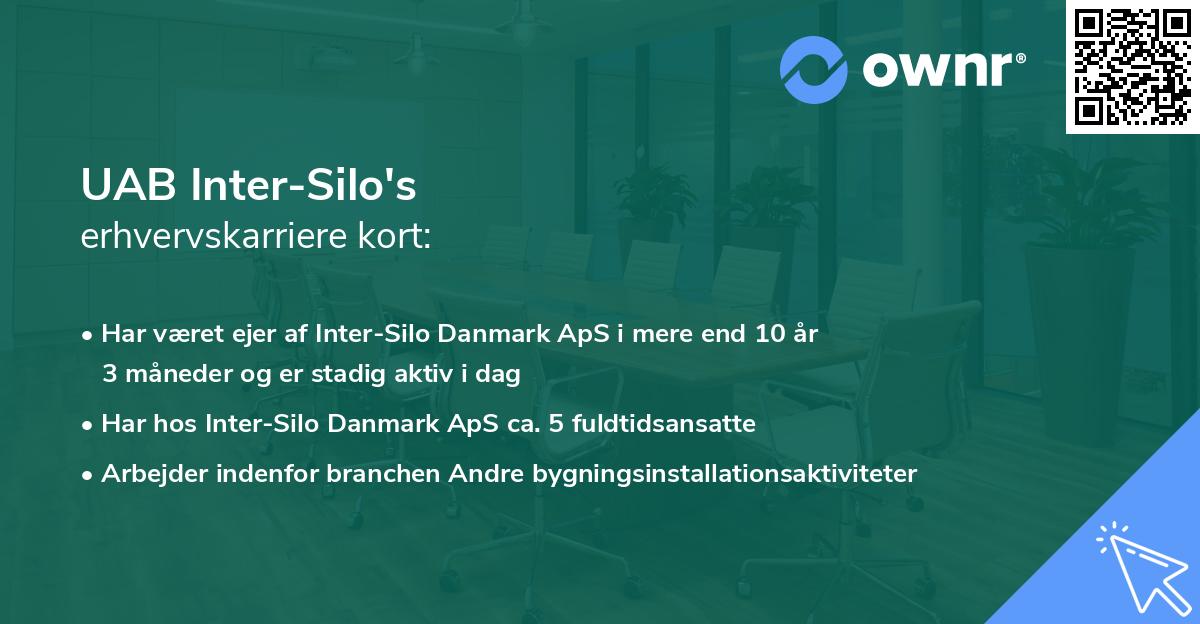 UAB Inter-Silo's erhvervskarriere kort