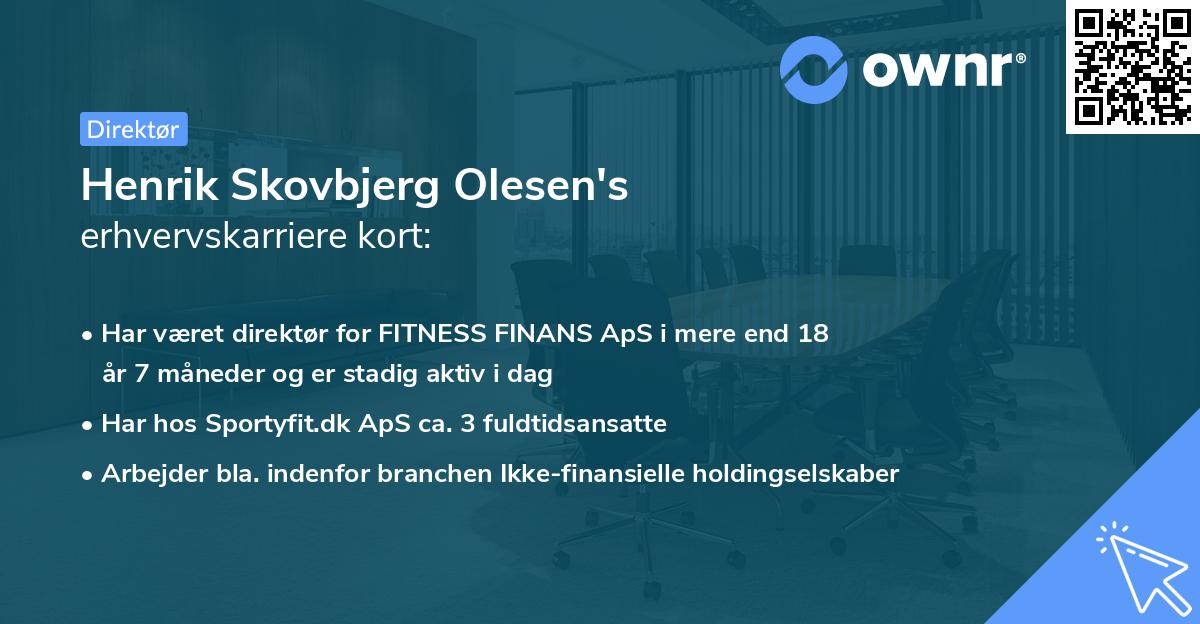 Henrik Skovbjerg Olesen's erhvervskarriere kort