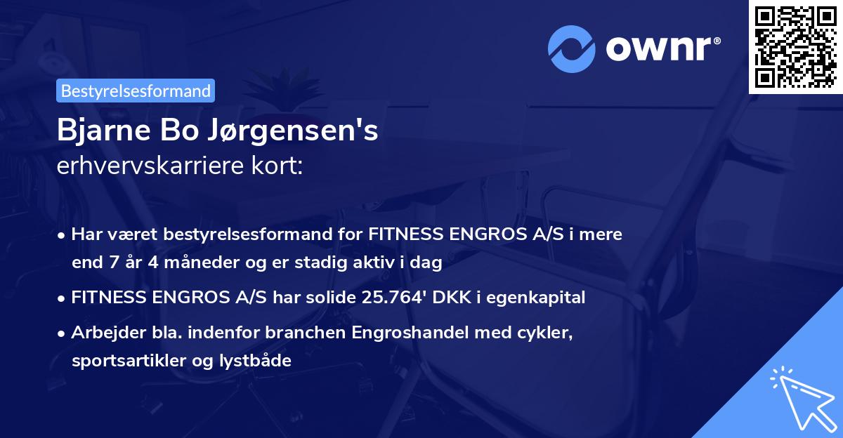 Bjarne Bo Jørgensen's erhvervskarriere kort