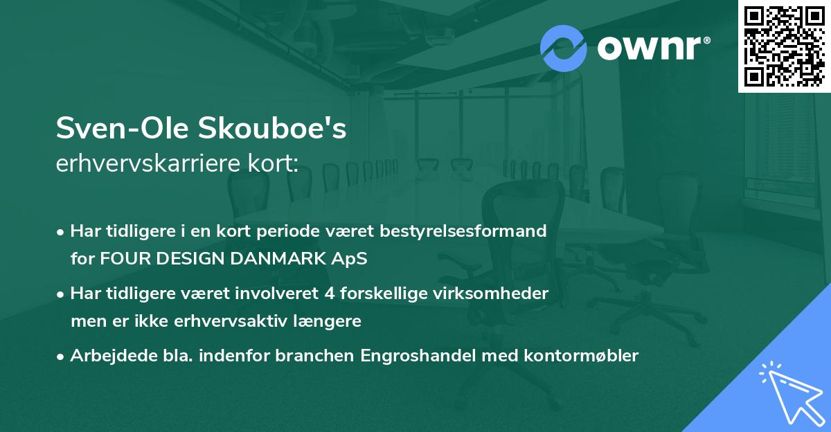 Sven-Ole Skouboe's erhvervskarriere kort