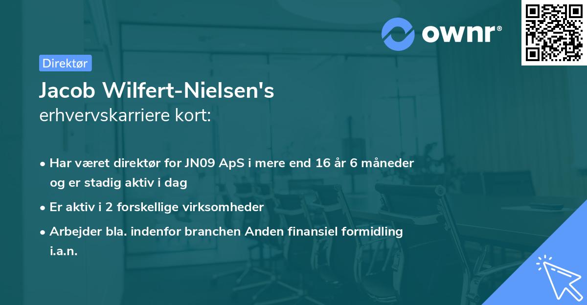 Jacob Wilfert-Nielsen's erhvervskarriere kort