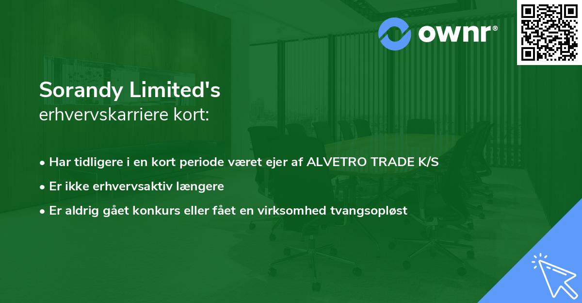 Sorandy Limited's erhvervskarriere kort